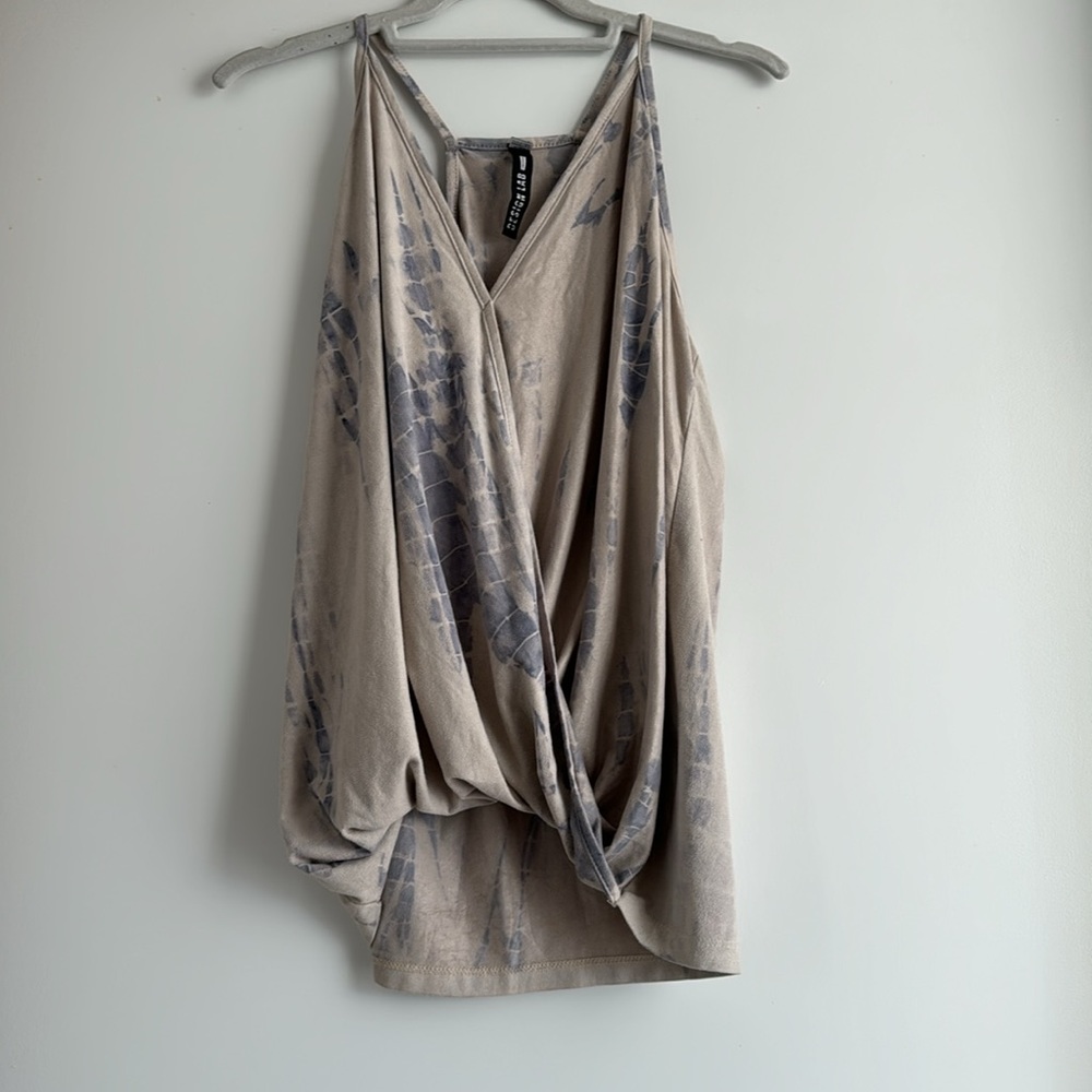 Design Lab Suede Top